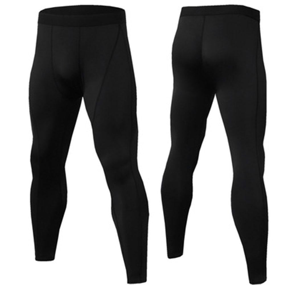 EARGFM Men's Athletic Leggings Workout Compression Pants with Pockets Cool  Dry Baselayer Active Tights for Cycling Running Grey Medium